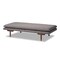 Baxton Studio Marit Mid-Century Grey Upholstered Walnut Finished Wood Daybed 158-9617 - alternate 1